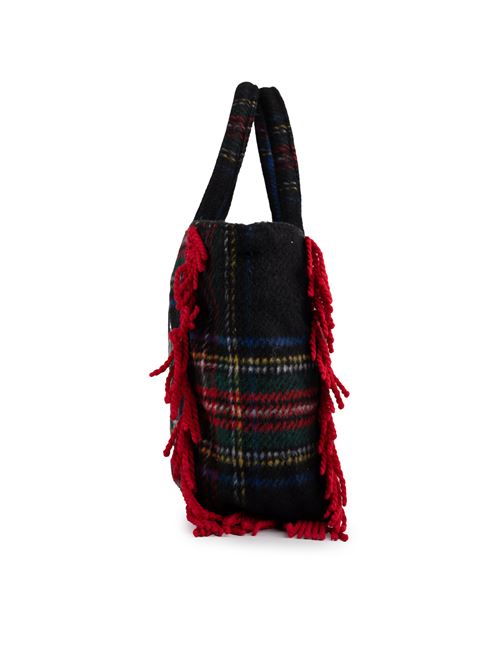 Borsa Colette Tartan con frange Mc2 Saint Barth | COLETTE W FRINGES00521G TARTAN 6145 EMB